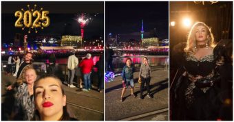 ХЕЛЕНА РОЗА СО СЕМЕЈСТВОТО ЗА НОВА ГОДИНА!