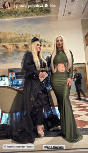 Фото: Ана Бајрам, Агнеса/принтсcреен/Instagram/@агнесаорганѕиева