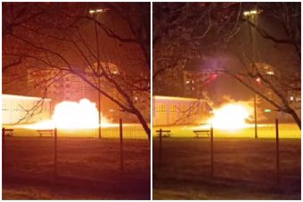 ВИДЕО СНИМКА ОД СИЛНА ЕКСПЛОЗИЈА ВО ОСНОВНО УČИЛИŠТЕ ВО ЗАГРЕБ!