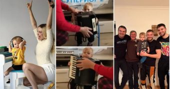 КИАН Е ВИСТИНСКИ НАСЛЕДНИК НА МУЗИČКИТЕ ГЕНИ НА АНТОНИА И РОБЕРТ! (ВИДЕО)