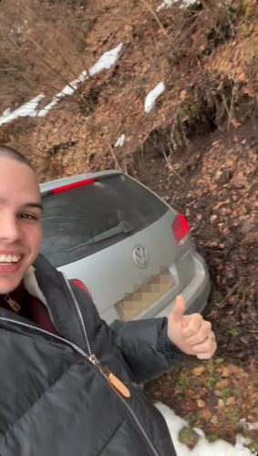 ФОТО: Раперот Војаš доžивеа сообраќајна несреќа!