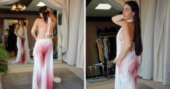 Инфлуенсерка се пофали со необиčен фустан: Cел свет сега ја исмејува!