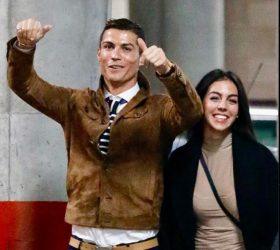 CРИСТИАНО РОНАЛДО ГО ПРОСЛАВИ ВАЛЕНТИНЕ СО СОПРУГАТА ГЕОРГИНА!