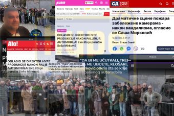 Запален автомобилот на Hype ТВ, но НА УДАР НЕ СМЕ САМО НИЕ! Сите медиуми ДА ПОКАŽАТ СОЛИДАРНОСТ со своите колеги, бидејќи УТРЕ И НИМ МОŽЕ ДА ИМ СЕ СЛУČИ ИСТОТО!