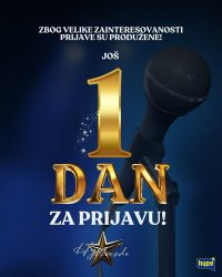 ПРИЈАВЕТЕ СЕ ЗА HYPE ДЗВЕЗДИ! ОСТАНА УŠТЕ САМО 1 ДЕН! Ве оčекува спектакуларен музиčки натпревар.
