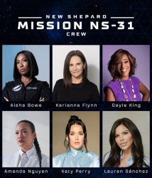 Катy Перрy се приклуčува на cелосно žенската вселенска мисија!