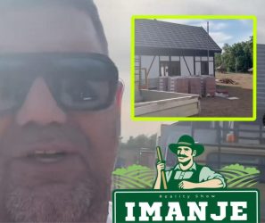 САŠА МИРКОВИЌ ГО ПОСЕТИ ГРАДИЛИŠТЕТО НА „ИМАНЈЕ“: Ги награди вредните работниcи и покаžа како напредува изградбата на ријалити каков šто досега не е виден кај нас!