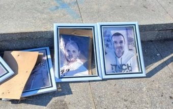 СЛИКА НА БОЛКА И СРАМ: ИСКРШЕНИ ФОТОГРАФИИТЕ ВО СПОМЕН НА ТРАГИЧНО ЗАГИНАТИТЕ ШТИПЈАНИ ВО КОЧАНИ! (ФОТО)