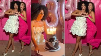 РОЗЕВ СПЕКТАКЛ! ИНФЛУЕНСЕРКАТА МАРИС ГО ПРОСЛАВИ 30-ТИОТ РОДЕНДЕН! ТОРТА СО КРАВЈИ ПРИНТ И БРОЈНИ ИНФЛУЕНСЕРИ!