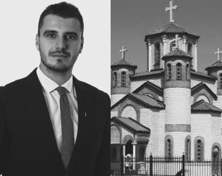 ДУШКО ЧИФЛИГАНЕЦ ПОГРЕБАН ВО ДВОРОТ НА ЦРКВАТА СВЕТИ ЈОВАН КРСТИТЕЛ ВО АЕРОДРОМ – МАКЕДОНИЈА ГО ИСПРАЌА СО СОЛЗИ И СЕЌАВАЊА!