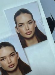 ЌЕРКА И НА НАТАША БЕКВАЛАЦ ВО ТЕСЕН ФУСТАН! Жешки пози на Хана Икодиновиќ: Ги крена нозете и позира на двосед