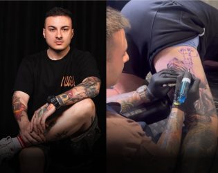 НЕ Е ОНА ШТО МИСЛИТЕ! ТАТУ МАЈСТОРОТ МАРКО ТАСЕВСКИ ТЕТОВИРА КЛИЕНТ ВО НАЈНЕОБИЧНА ПОЗА ДОСЕГА! (ФОТО)