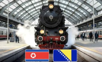 БОСНА И СЕВЕРНА КОРЕЈА СЕ ЕДИНСТВЕНИТЕ ЗЕМЈИ КАДЕ ШТО ПАРНИТЕ ВОЗОВИ СЕ УШТЕ СЕ ВО ЈАВНА УПОТРЕБА!