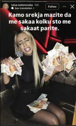 МАРИЈА ЛУИСА СО ПРОВОКАТИВНА СЛИКА, ПОВТОРНО ГИ НАПОЛНИ РАЦЕТЕ СО КУП БАКШИШ!