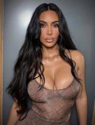 Ким Кардашијан повторно го диктира трендот – танга со вештачки влакна на итимата