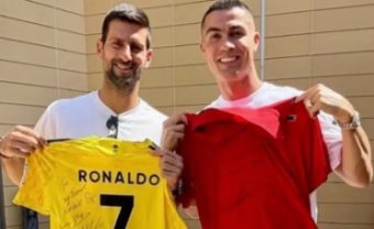 Ѓоковиќ и Роналдо се дружеле во Ријад: Погледнете какви подароци си размениле (ФОТО)