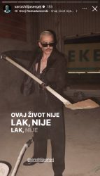 СЕРГЕЈ ВАРОШЛИЈА СО ЛОПАТА ВО РАКАТА МЕША МАЛТЕР – РЕАЛНОСТА НЕ Е СЕКОГАШ РОЗОВА КАКО НА ИНСТАГРАМ!